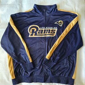 Los Angeles Rams NFL Jacket 4XL, NFL Football Team Apparel Full Zip Track Jacket